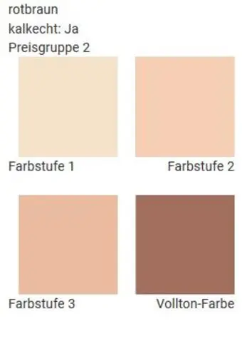 Wandfarben im Farbton rotbraun